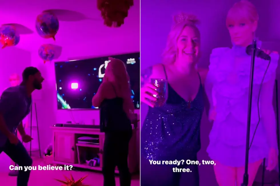 Man’s Wife Missed Taylor Swift’s Tour so He Brought Concert to Her at Home Instead