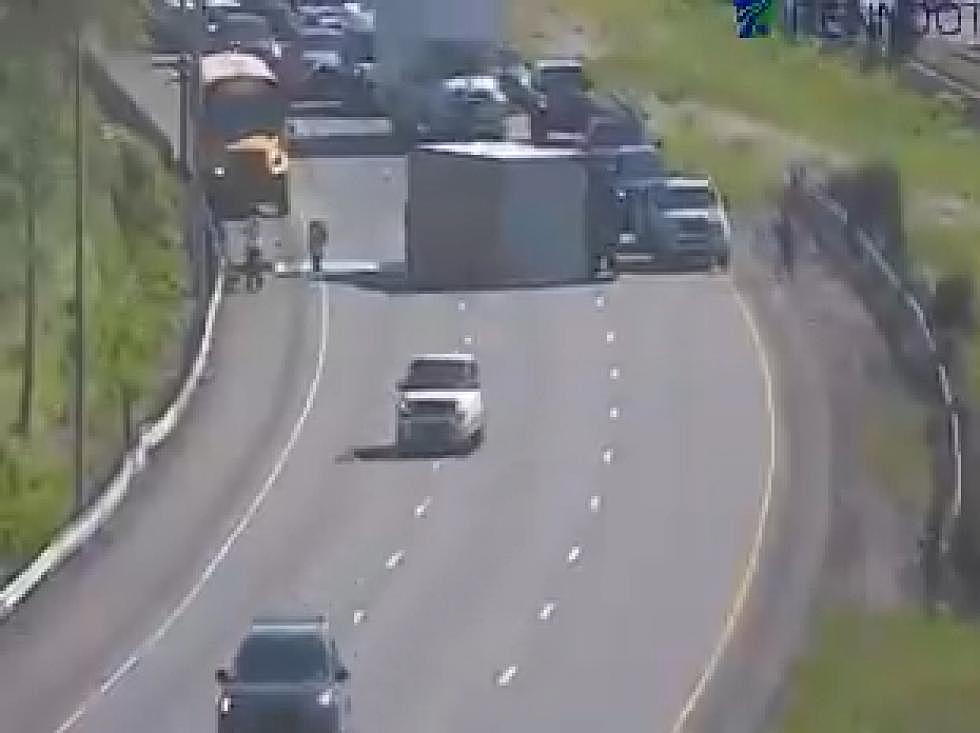 GRIDLOCK! Delays Over An Hour on I-95 South in Philly; Truck Overturns Wednesday Morning