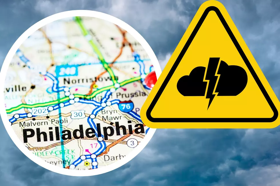 Severe Thunderstorm Warning Issued for Philly & Jersey Suburbs